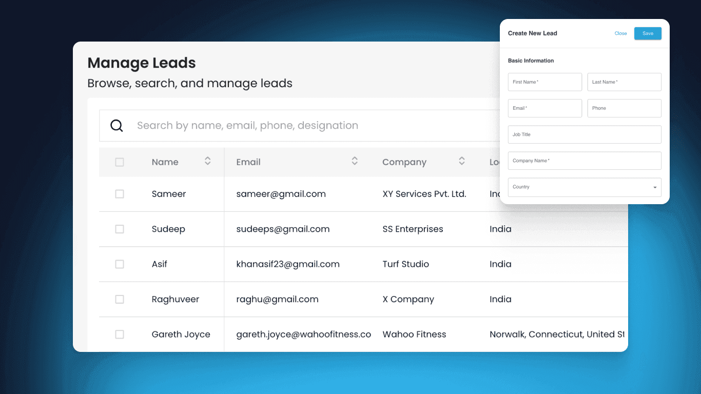 Leads – Free & AI-Driven